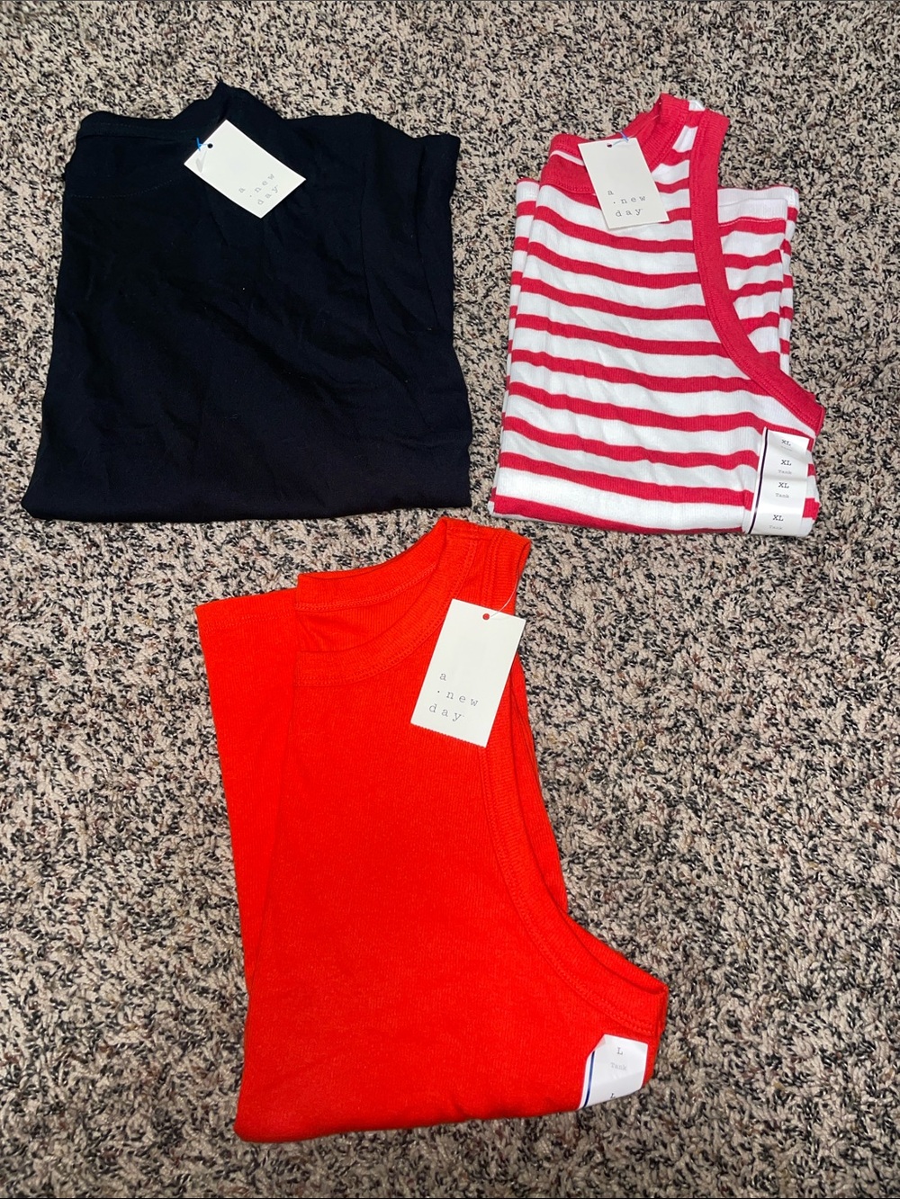 a new day Woman’s Tank/Muscle Tee Bundle Of 3 Size L/XL | NWT